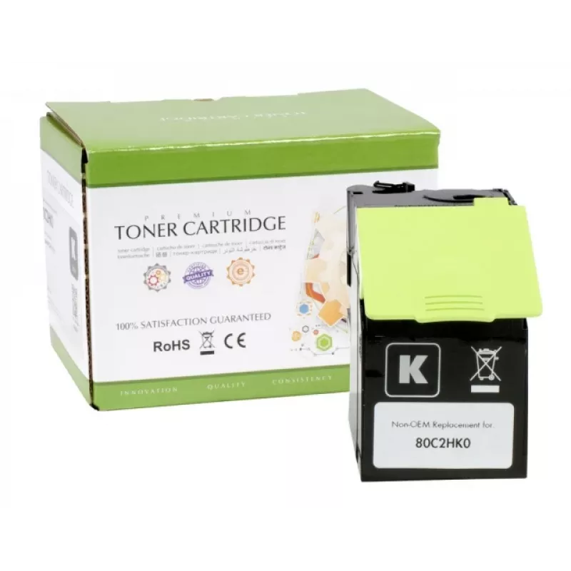 Ühilduv Static-Control Lexmark 802HK, must, suure jõudlusega, 4000 lk (80C2HC0)