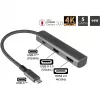 USB USB-C jaotur Alcasa HUB-C002A 5000 Mbit/s HDMI USB 3.0