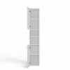 Topeshop S30 valge vannitoakapp valge