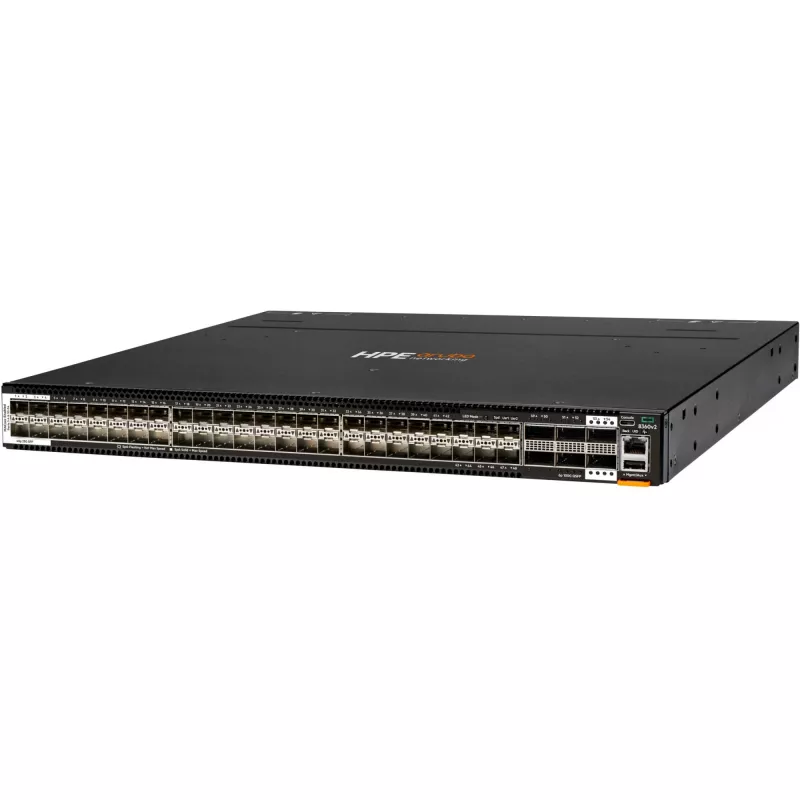 HPE - Aruba CX 8360-48Y6C v2 - Lüliti - L3 - hallatav - 44 x 1/10/25 Gigabit SFP / SFP+ / SFP28 + 4 x 10 Gigabit / 25 Gigabit SFP+ / SFP28 + 4 x 40/100 Gigabit QSFP+ / QSFP28 + 2 x