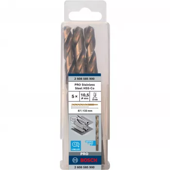 Keerdtrellikomplekt Bosch HSS Cobalt 2608585900 5-osaline