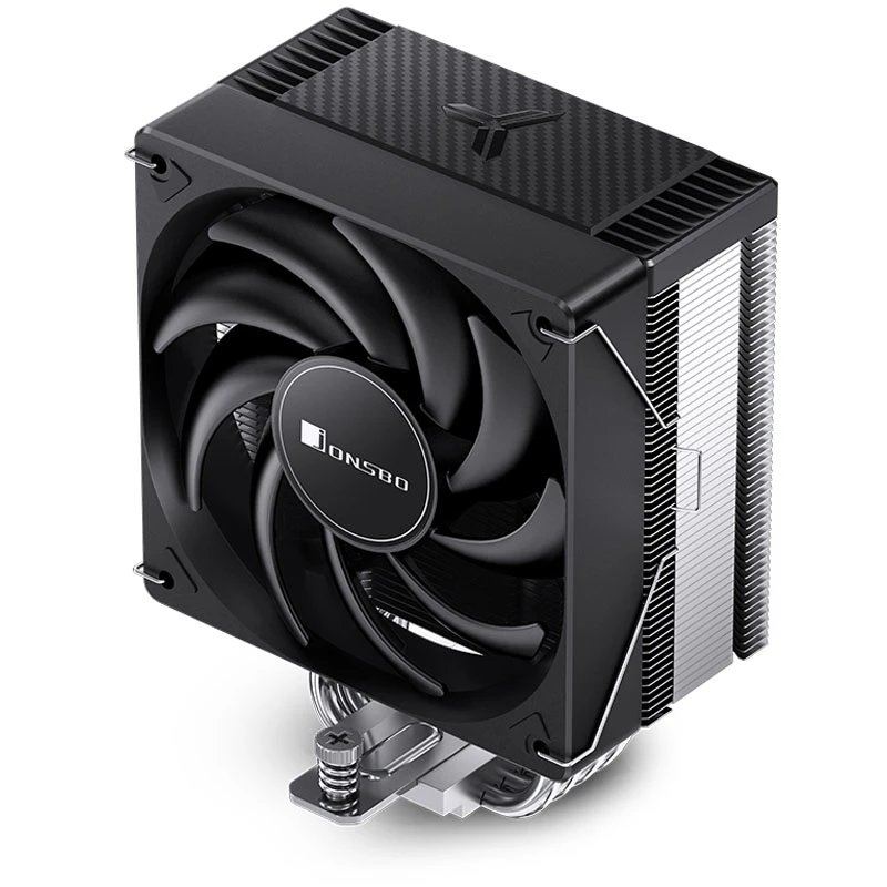 Protsessori õhkjahuti Jonsbo CR-1000 EVO, 120 mm ventilaator, 600–1500 p/min, hüdrauliline laager, must