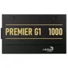 Aerocool Premier G1 80 PLUS Gold toiteplokk, PCIe 5.1, ATX 3.1 - 1000 W, must