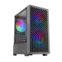 Arvutikorpus TACENS Mars Gaming MC-VORTEX Mini Tower Mini-ITX/Micro-ATX karastatud klaas must, 3x120mm, 27,3 cm GPU, 162 mm protsessori jahuti