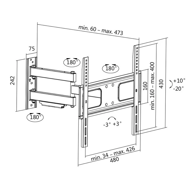 TV-kinnitus LogiLink BP0014