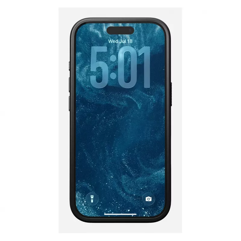 Mobiiltelefoni ümbris Nomad Modern Leather ümbris iPhone 17 Pro'le, nahk + TPU + PC, sobib 16 cm (6.3 tolli) ekraanile, Bordeaux