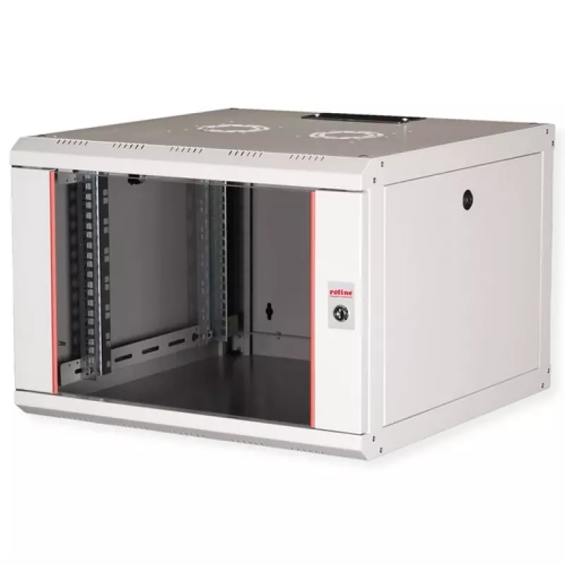 Seinale paigaldatav serverikapp ROLINE PRO 7, 7U, 19 tolli, 600x600 mm, hall
