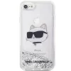 Karl Lagerfeld | Originaalkohver IPHONE SE 2022/SE 2020/7/8 Karl Lagerfeld kõvakohver sädelev Choupette pea (KLHCI8LNCHCS)