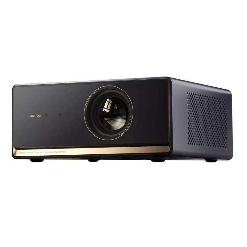 WANBO projektor X5 Pro – 1100 ANSI luumenit, LCD, 1080p (1920x1080), 16:9, HDR10, Google TV, sinine