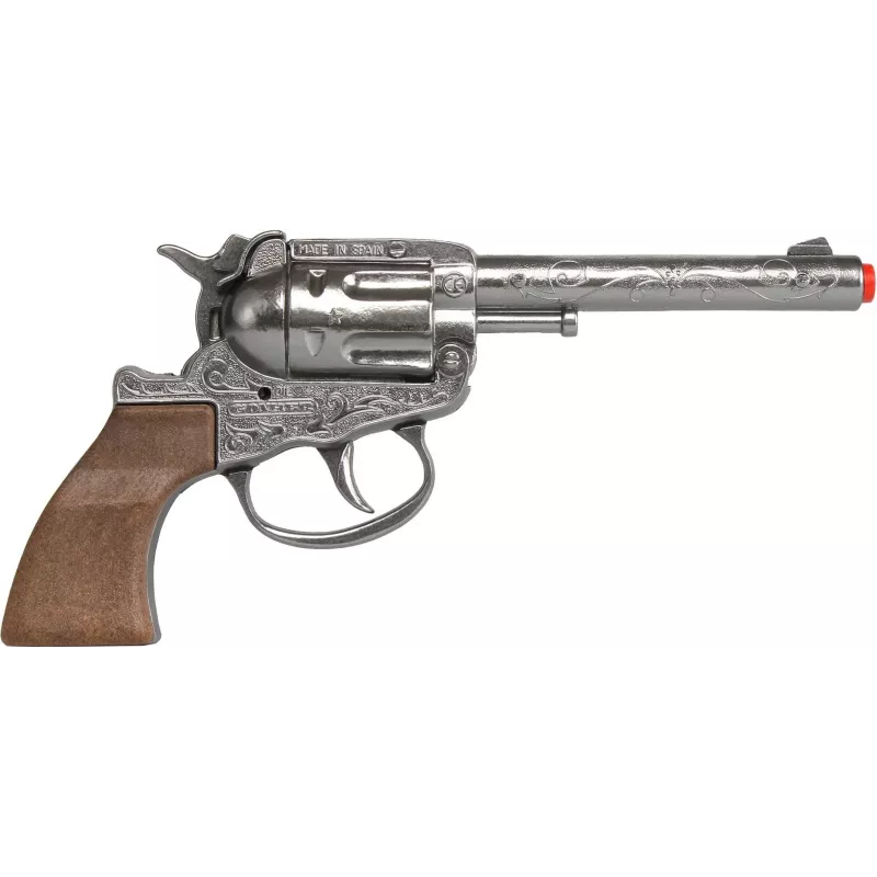Mänguasi metallist kauboi revolver Gonher 8-lasuline mudel 239842