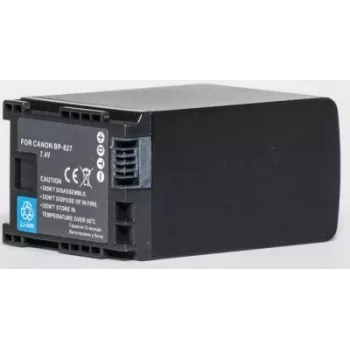 Taaslaetav kaameraaku Extra Digital BP-827, Li‑ion 3200 mAh, ühildub Canon BP-827-ga