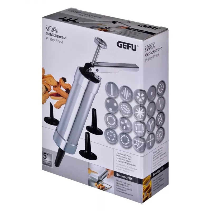 Kondiitrikott GEFU G-14320, plastikust alumiiniumkattega, 54 mm laius, 160 mm pikkus