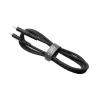USB-C–USB-C kaabel FIXED FIXDLS-CC12-BK, 1,2 m, 60 W toide ja andmeedastus