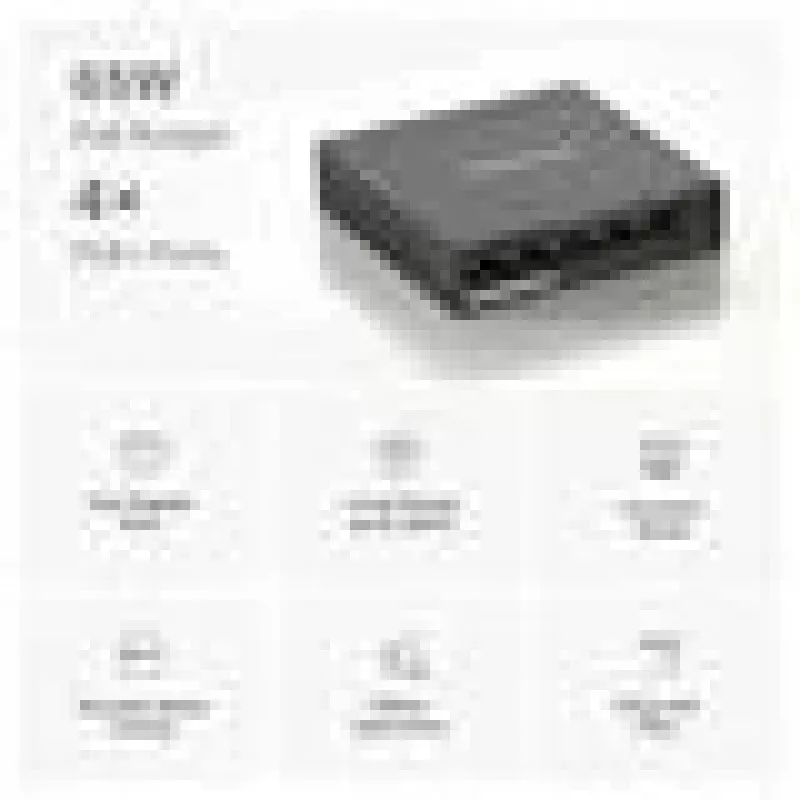 Mercusys 5-pordiline Gigabit lauavõrgulüliti 4 PoE+ pordiga