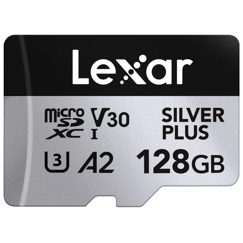 Flash Memory Lexar 128GB UHS-I MicroSDXC Professional SILVER PLUS