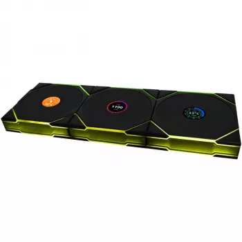 120mm ARGB PWM juhtmevaba LCD korpuse ventilaator Lian Li UNI FAN TL koos LCD-ekraaniga