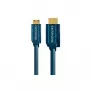 Mini-HDMI+Adapterkaabel Ethernetiga (HDMI A/HDMI Mini C) - 2,0m kiire adapter HDMI-lt Mini-HDMI-le