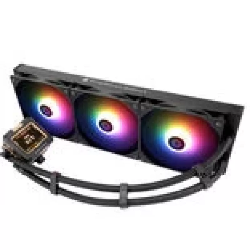 Protsessori jahuti Thermalright Frozen Warframe 420 Must ARGB — 140 mm ARGB-ventilaatorid, 420 mm radiaator