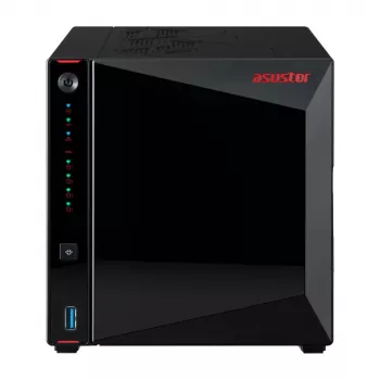 Asustor AS5404T NAS/võrgusalvesti Intel® Celeron® N5105 4 GB DDR4 0 TB ADM Must