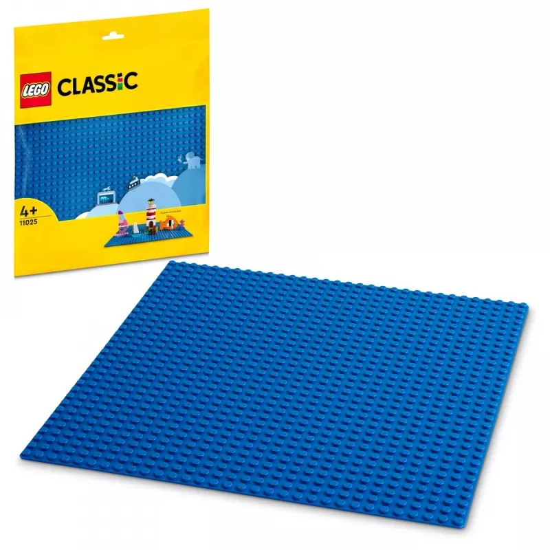 LEGO ehitusplaat 11025 — sinine alusplaat 32x32 nupuga, 250×250 mm
