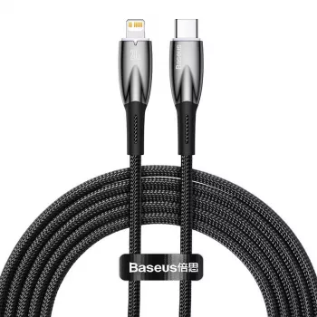 USB-C kuni Lightning kaabel Baseus Glimmer 20W, 2 m — kiirlaadimine ja andmesünkroonimine