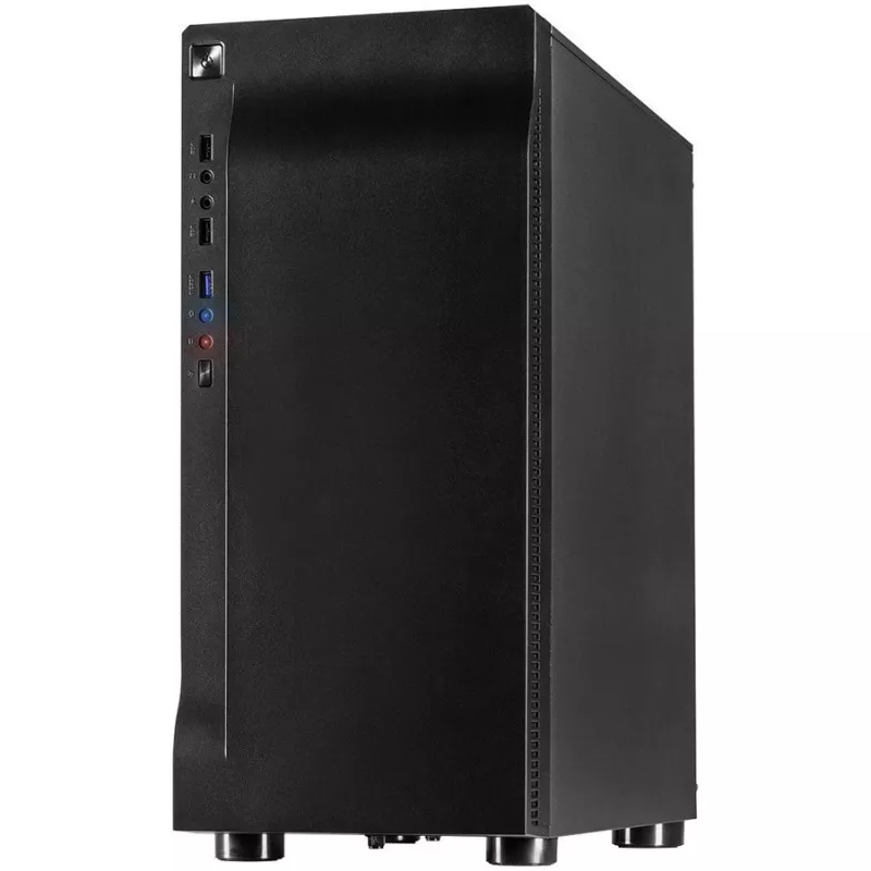 Korpus INTER-TECH A-3411 Creek Gaming Tower, ATX, 1xUSB3.0, 2xUSB2.0, toiteplokk valikuline, akna külgpaneel, esipaneeli LED-tuli, integreeritud RGB LED, must