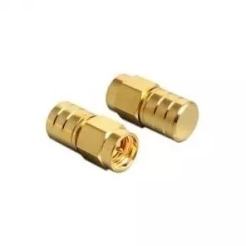pistikuadapter DELOCK 88712 — SMA-pistikud, kullatud kontaktid, kuldne värv