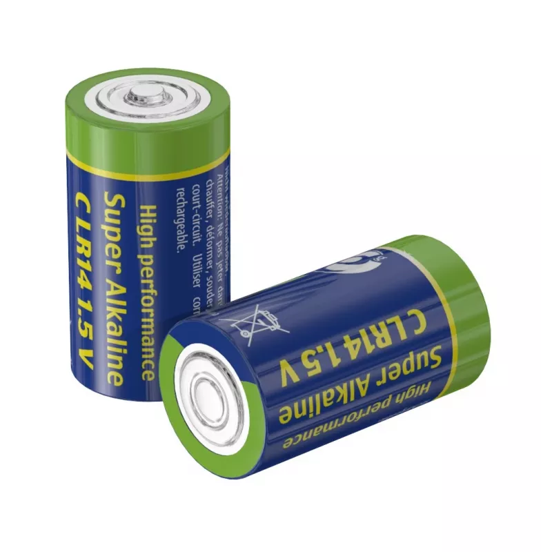 Alkaline battery LR-14 C-Cell, 1.5V, 2 pieces