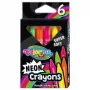Colorino Kids Neon Crayons 6 värvi