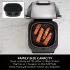 Ninja DG551EU fritüür Üksik 3,8 L Eraldiseisev 1760 W Kuumaõhufritüür Must, Hõbedane