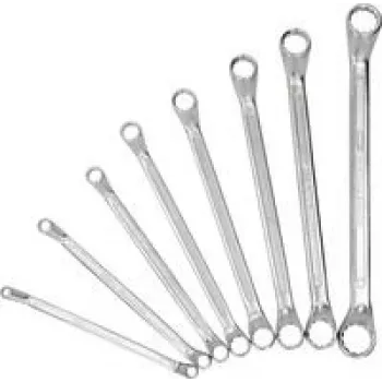 Võtmekomplekt KS Tools 512.0218 Competition Double Ring – meetermõõdustikuga kahe rõngasvõtmega mutrivõtmekomplekt