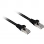 Sharkoon Patch-kaabel RJ45 Cat.6a SFTP (must, 20 meetrit, LSOH (halogeenivaba))
