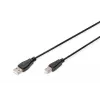 Assmann USB-ühenduskaabel, tüüp A - B M/M, 1,0 m, USB 2.0 ühilduv, UL, must (AK-300102-010-S)