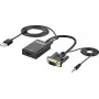 SpeaKa Professional AV-muundur SP-12111624 [VGA-pistik - HDMI] 1920 x 1080 pikslit (SP-12111624)