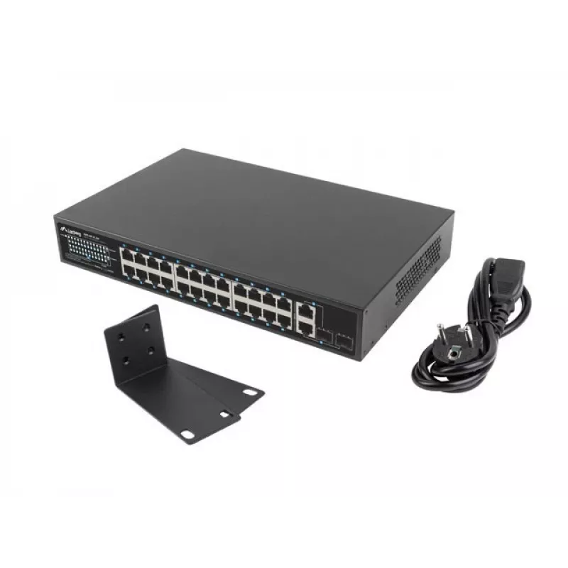 Lanberg RSFE-24P-2C-250 võrgulüliti, haldamata, Gigabit Ethernet (10/