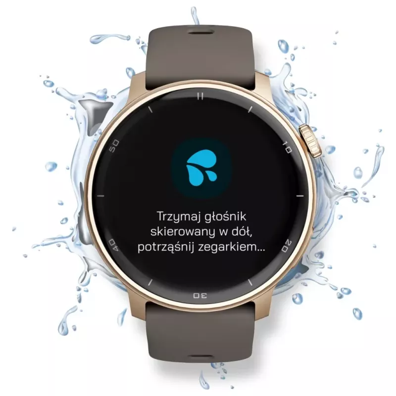 Nutikell Stelio STSWA101GD Activ GPS 46mm Kuldne — 46 mm GPS nutikell, kuldne korpus