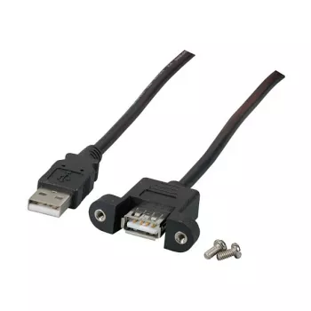 Efb K5291SW.0,5V2 USB-kaabel, must