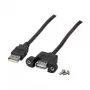 Efb K5291SW.0,5V2 USB-kaabel, must