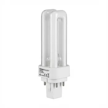 Kompaktluminofoorlamp Osram DULUX F24 EM V 12W 840 2G10, 12 W, 4000 K, 1500 lm, 2G10 alus