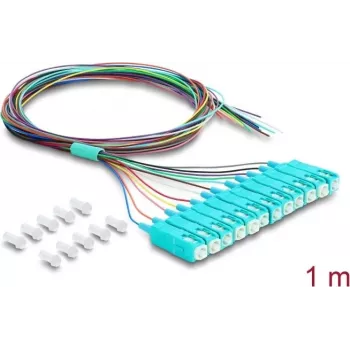 DELOCK fiiberoptiline kaabel 12x SC-UPC Simplex Patch > 12x avatud kaabliots, 1m
