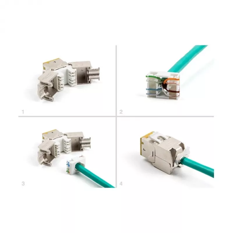 DeLOCK keystone moodul 88111 Lame Kollane RJ-45 10 tk