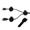 LABEL THE CABLE PRO Seinale kinnitatav takjapaelaga kaablihoidja, 50 tk - must