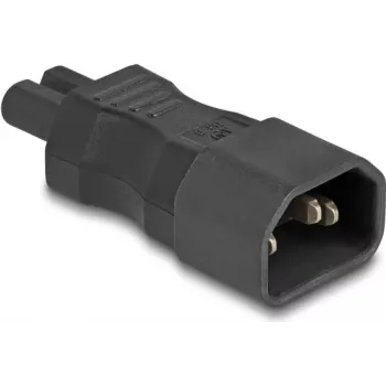 DeLOCK toiteadapter IEC 60320 - C14 kuni C7 pistikupesa 2,5 A must