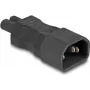 DeLOCK toiteadapter IEC 60320 - C14 kuni C7 pistikupesa 2,5 A must