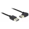 USB-kaabel DeLOCK 5m USB 2.0 A-pistik/isane 90°