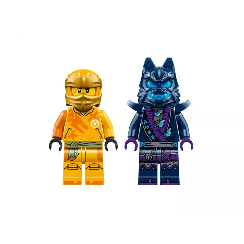 LEGO NINJAGO Arini lahingumehha märulifiguur ninjamänguasi 4+ aastastele poistele-tüdrukutele ja lastele, Dragons Rising komplekt koos Arini minifiguuri ja mini Kataga