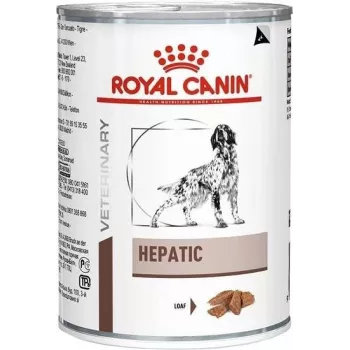 Veterinaardieet märg koeratoit Royal Canin Hepatic Adult 420 g purk — maksa toetus, linnuliha maitse, 6,5% valku, 4% rasva