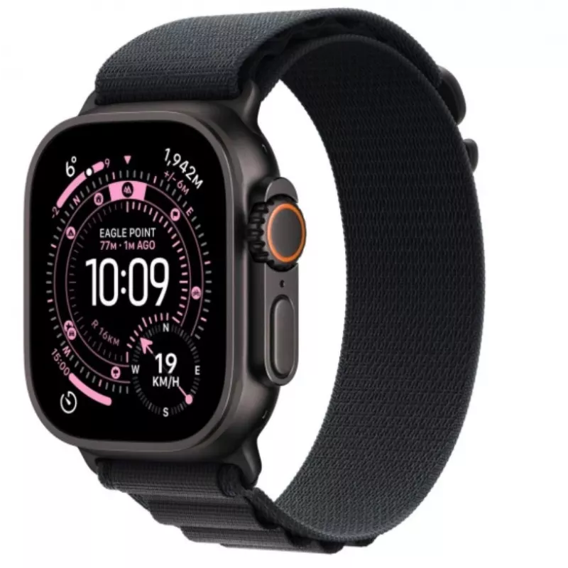 Apple Watch Ultra 3 GPS + Cellular 49mm musta titaanist korpusega ja musta Alpine Loop Medium käepaelaga