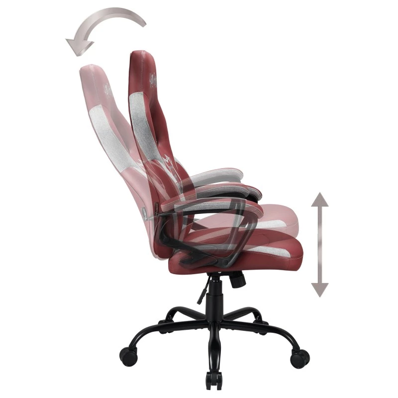 Subsonic SA5642-H1 kontoritool Polsterdatud iste Polsterdatud seljatugi Pruun Valge