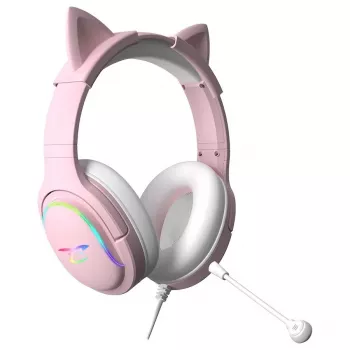 Peakomplekt Subsonic Spectra LED mänguripeakomplekt Sweety Pink